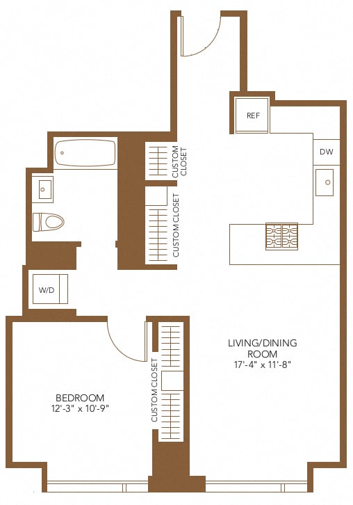 Apartment 3112 floorplan